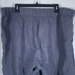 Caslon  Gray Blue Linen Pants Size XXL EUC #VEG-0320 Photo 4