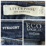 Liverpool Jeans Straight Leg Mid Rise Dark Wash Stretch Women’s Size 4/27 Photo 5