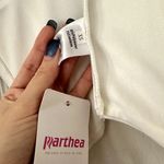 NWT Marthea Lace Corset Crop Top Sz XS White Photo 5