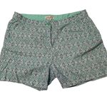 Caribbean Joe  Green Patterned Women's Shorts Photo 0