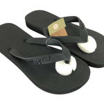 Clippli Womens Sandals Flip Flops Slides Thong Rubber Black Size 5/6 Photo 0