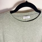 Brunello Cucinelli  Oversize Drop Sleeve Crew Cashmere Sweater Size L Photo 2