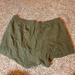 Old Navy  Linen Blend Shorts Comfort Waistband Casual Olive Green‎ 2X Photo 6