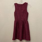 Rewind  Fit and Flare Maroon Dress | M.              T7 Photo 1