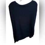 Maeve Anthropologie  Boat Neck Top Textured Long Sleeve Navy Blue Size M NWT Photo 1