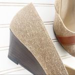 CL by Laundry  tan wedges Size 10 New Photo 3