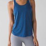 Lululemon - Yogi Everyday Tank Heathered Rugged Blue Yoga Running Gym Training Photo 1