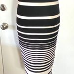 Bar III Black and White Striped Pencil Skirt Photo 1