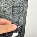 White House | Black Market WHBM Top M Gray Metallic Shimmer Long Sleeve Y2K Glam Minimalist Party Basic Photo 3