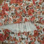 Arizona Womens Sarah  Side Zip Linen Flared A-Line Skirt Size M Built in Slip Photo 8