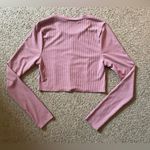 SheIn  Ribbed Dri-Fit Cropped Long-Sleeve Top Photo 8