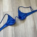 Lovers + Friends  Bikini Top underwire call to me womens Blue (medium) swim chic Photo 0