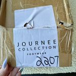 Journee Collection Jennings Black Platform Lace Up Canvas Sneaker Size 7 Photo 7