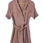 Free People Clementine Purple Ash Wrap Mini Dress M Photo 2
