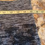 Zella Dark Heathered Gray Black Capri Leggings Size L Large Photo 3