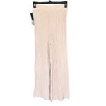 INC Jeannie Mai Medium Flared Sweater Pants Ribbed Stretch Oatmeal Beige New Tan Photo 2