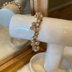 NIB  England Jewellery Bracelet with Blush and Gold Charms Photo 2