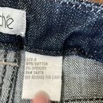 Cache  Bootcut Jeans Dark wash Mid rise Gold Accents Womens 6 Y2K Stretchy Photo 4