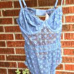 Victoria's Secret Victoria’s Secret lace blue bodysuit L Photo 0