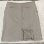Roxy  Vintage Y2K Mid Length Gray Pencil Front Slit Skirt Size 13 GUC Photo 4
