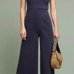 Anthropologie - Chino Blue Navy Jumpsuit, Size 0 Photo 0