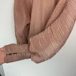 Revolve House of Harlow x Womens Blouse Top Sz XS Pink Pleated Balloon Sleeves Photo 10