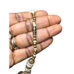 None Vintage Oversized Seashell Pendant Necklace Beach Brides Ocean Lovers 18 Inches Photo 4