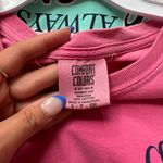 Comfort Colors Cheer T-shirt Pink Small Photo 2