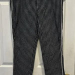 Old Navy The Diva Ankle Pants Women 14 Slim Skinny Stretch Black Maroon White Photo 0