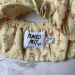 Princess Polly  Floral Yellow Crop Bra Top Size 2 Photo 4