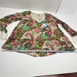 Show Me Your Mumu  Mal Top‎ Pink Green Paisley Womens Size Small Long Sleeve NEW Photo 6