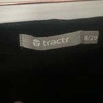 Tractr Women’s High Rise Flare Slim Fit Jeans Black Velvet Size 8 NWT Photo 8