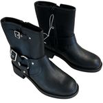 Universal Threads Universal Thread Women's Connor Biker Harness Black Buckle Ankle Boots New 9 Photo 1