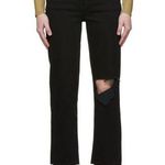 RE/DONE Levi’s Black 70's Stove Pipe Jeans size 30 Photo 0