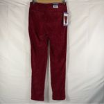 Hilary Radley Pants Women's Red XS 29 Inseam Mid-Rise Faux Suede Pull On NEW Photo 6