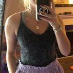 American Eagle Gray Bodysuit Photo 0