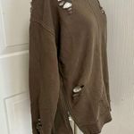 joe's jeans Joes Distressed Sweatshirt Photo 3