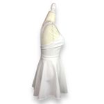 ASOS Halter Neck Skater Dress in White Photo 4