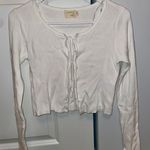 Dreamers By Debut Cropped Front Tie Sweater Photo 0