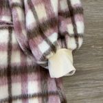 Anthropologie DRA  Coat Womens Size XS Pink Plaid Cameron Trench Coat Wool Blend Photo 7