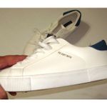 French Connection New NWT $78 Womens 10 Sneakers White Blue Logo Fashion Casual Photo 2