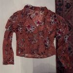 Nasty Gal floral tie blouse Photo 6