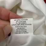 Ruby Rox New White One Shoulder Pocketed Dress with Flower Detail size 11 Photo 8