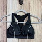 Moving Comfort  Black Sports Bra with White Trim Photo 0
