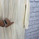 Vintage Prom'n Nod Long Sleeve Short Nightgown Beige Floral 60s Nylon Blend M Size M Photo 2