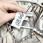 St. John Collection Vtg  Shirt Women Sz 10 Botanical Collared Button Down Blouse Photo 3