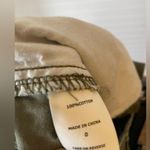 NewYork & Company Army Camo Print Cotton Denim Skirt Size 0 Green Photo 3