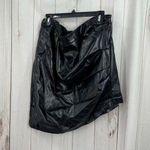 Eloquii  Women’s 18 Faux Leather Mini Skirt Plus Size New Photo 0