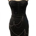 Bebe | black body-con dress with chain Photo 0