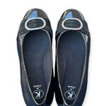 Clarks K by Black Patent Leather Slip On Shoes UK 6, US 8. Work Dressy Photo 4